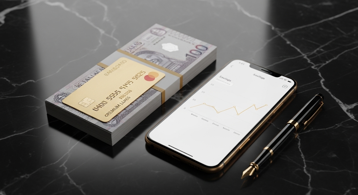 A calendar and money