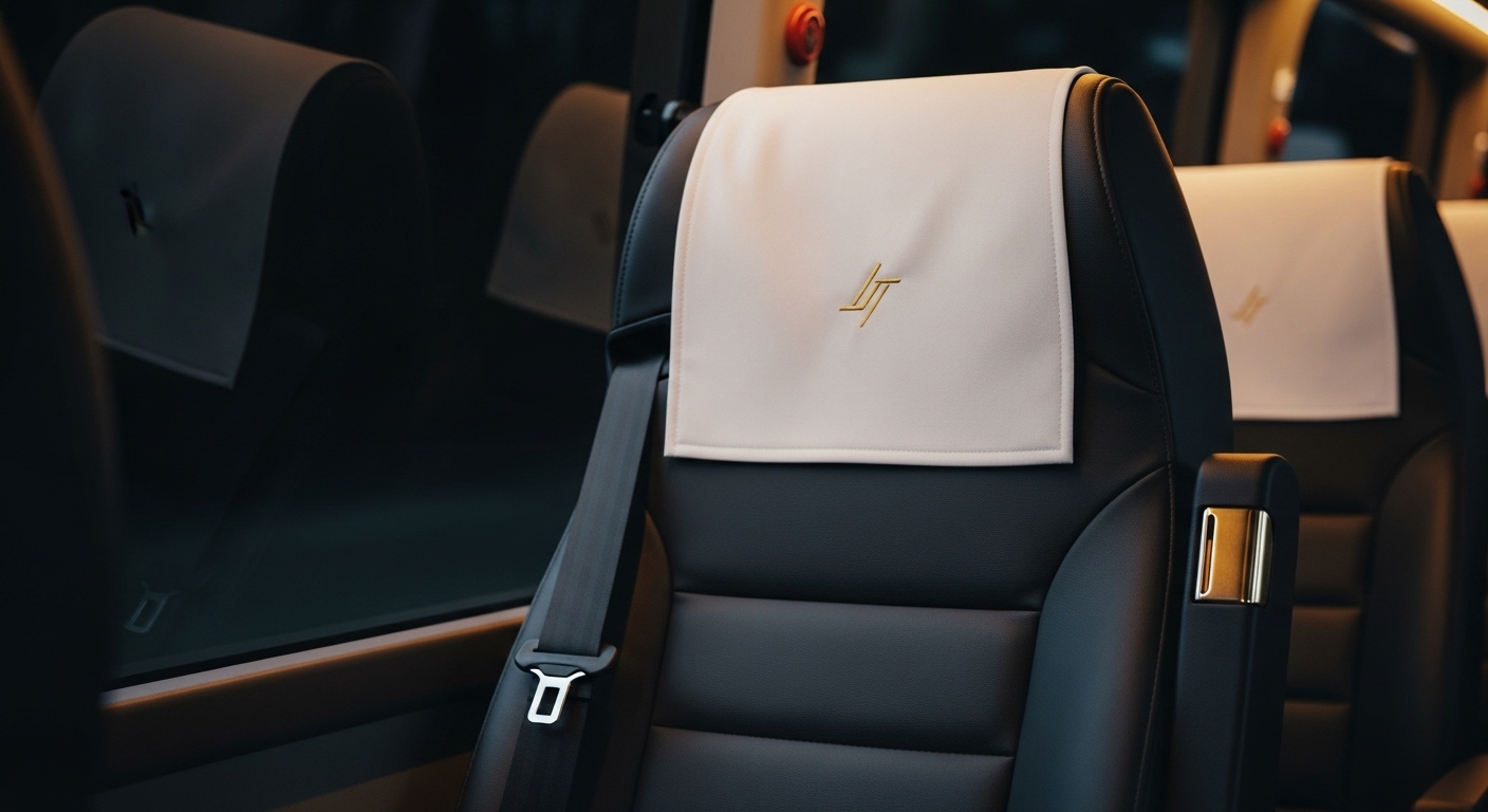 A clean, modern van interior