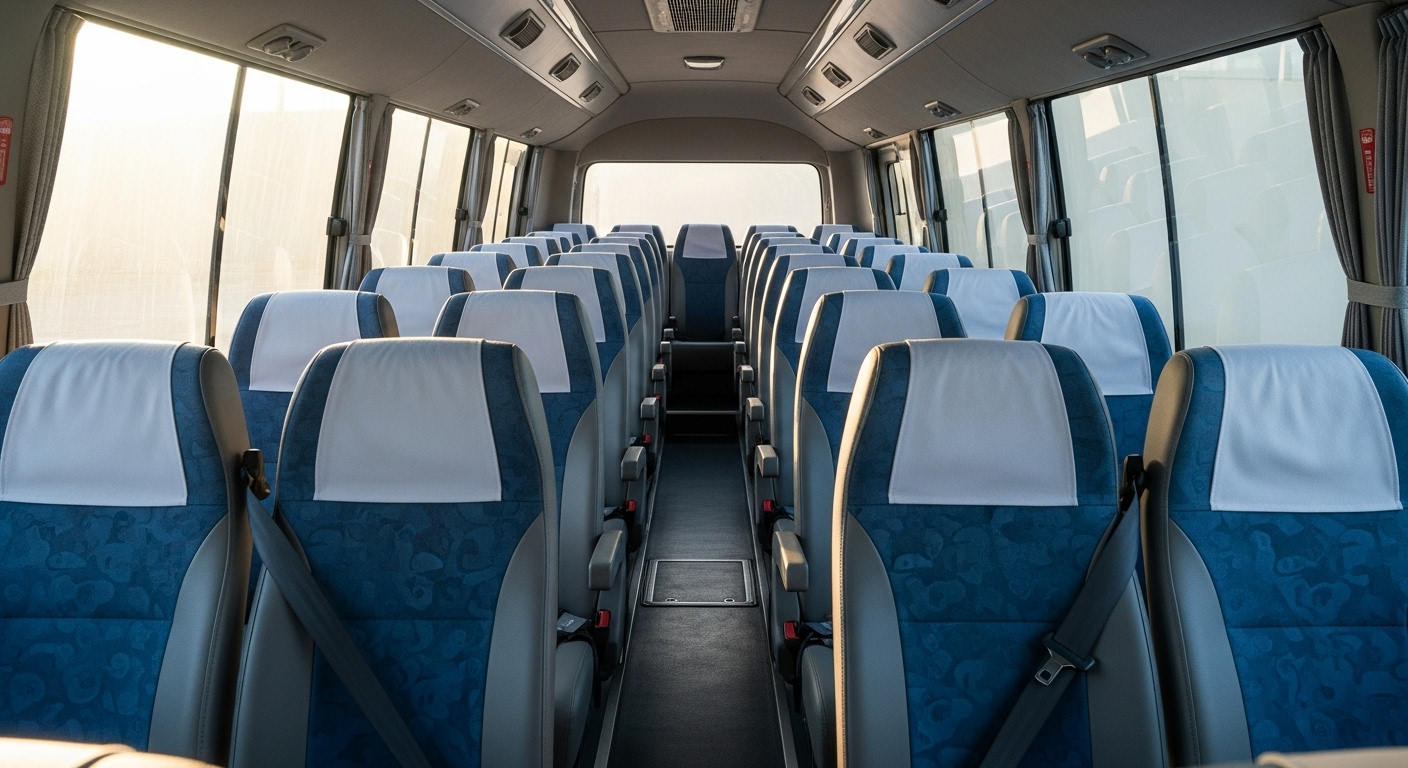 Comfortable car lift interior